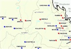 Location map - 2011 Yaamba Flood